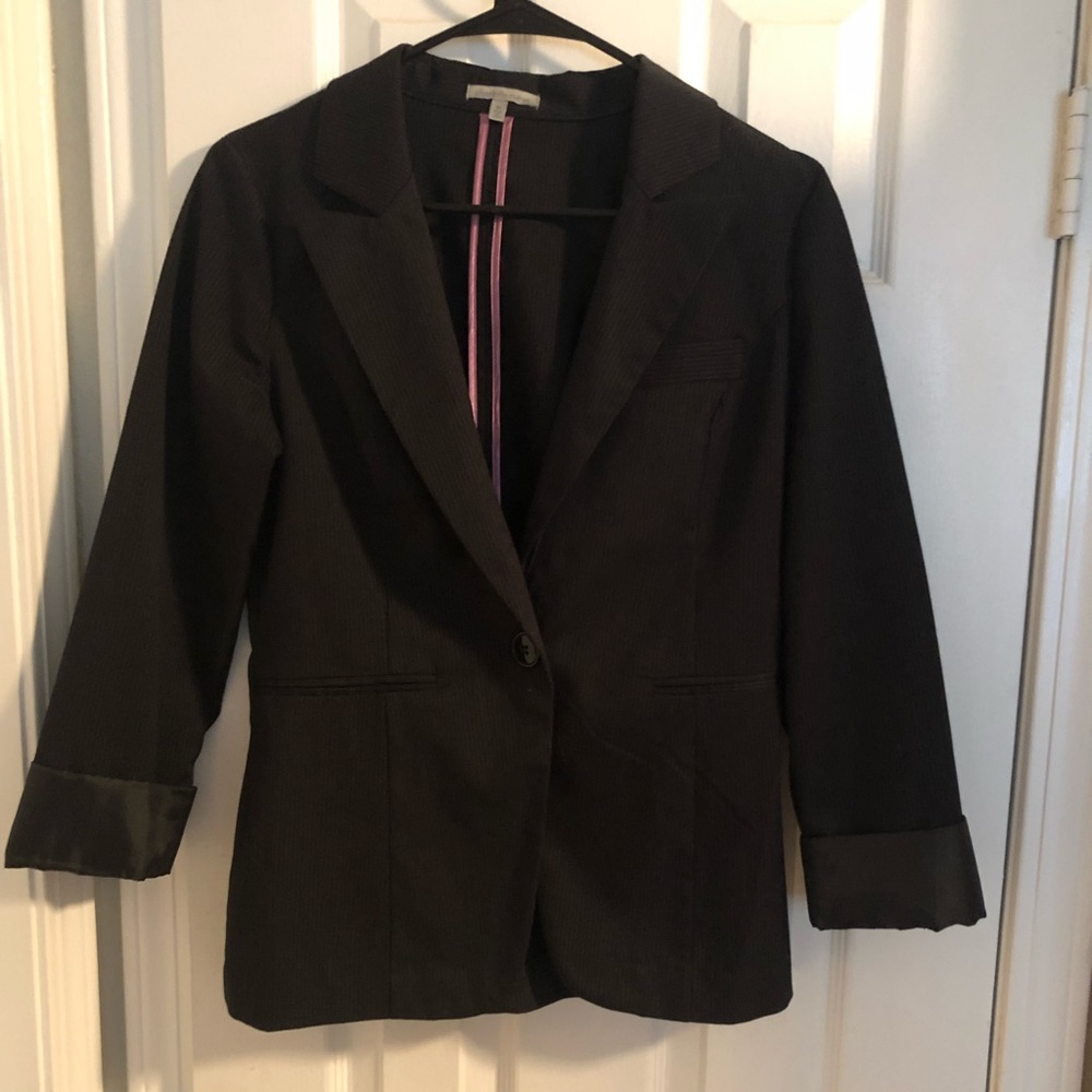 Charlotte Russe Pinstriped blazer